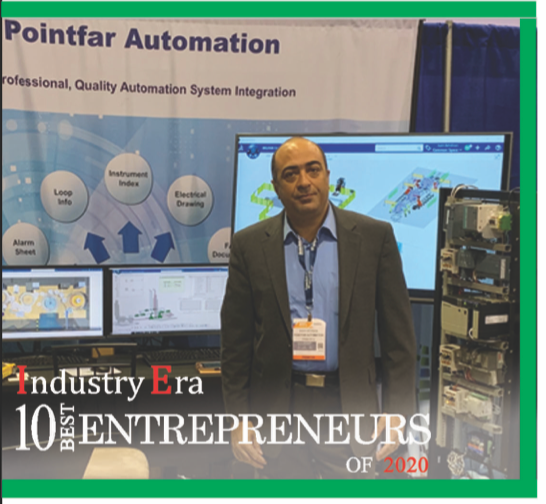 Kash Behdinan President of Pointfar Automation is recognized as one the best Entrepreneur of 2020 by Industry Era