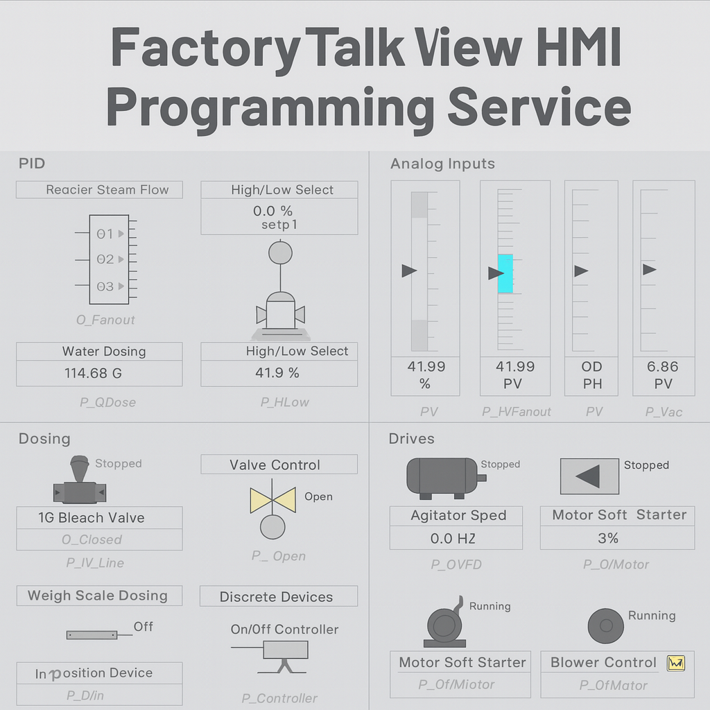 Rockwell FactoryTalk View HMI Programming Service – Pointfar Automation