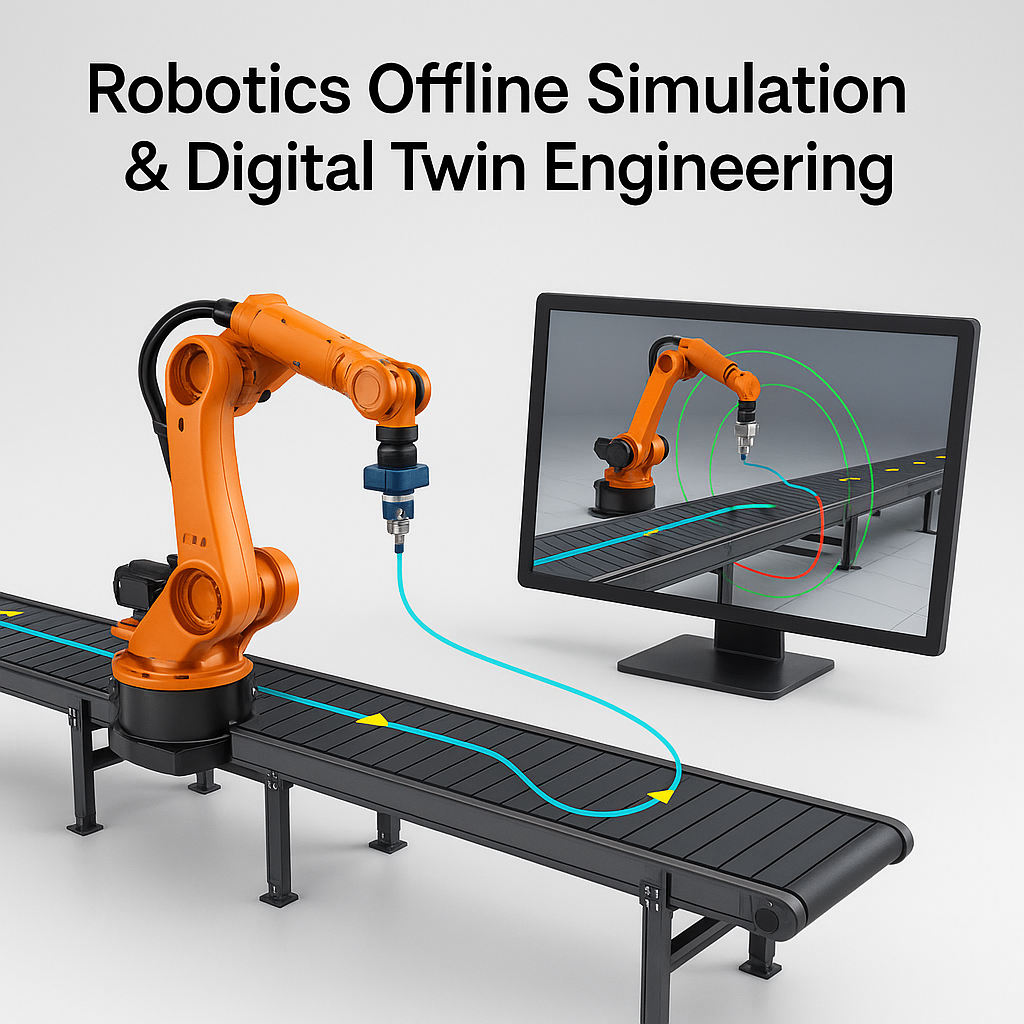 Robotics Offline Simulation and Digital Twin Engineering