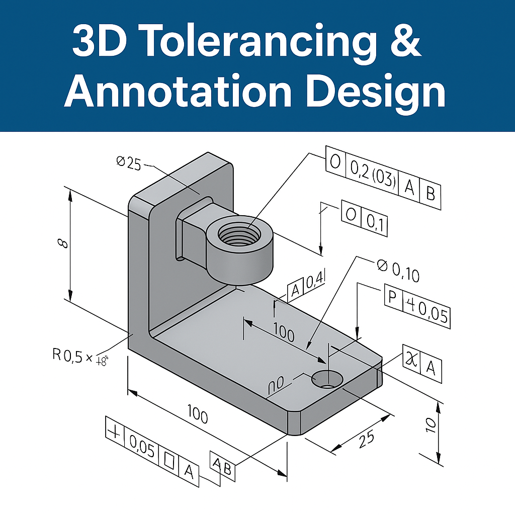 3D Tolerancing and Annotation Design